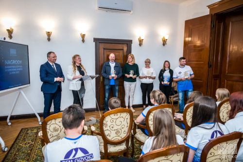 Nagrody Burmistrza w dziedzinie SPORTU_15 maja 2023 r. | gizycko.pl/ Fotografia Tomasz Karolski