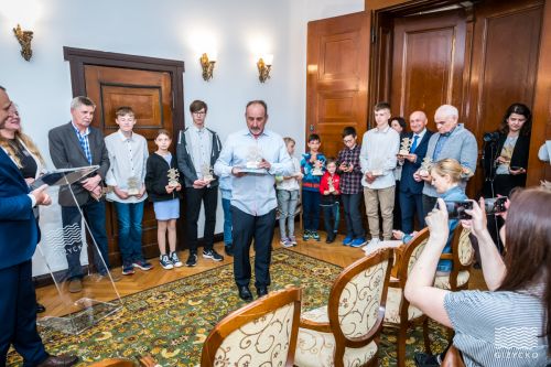 Nagrody Burmistrza w dziedzinie SPORTU_15 maja 2023 r. | gizycko.pl/ Fotografia Tomasz Karolski